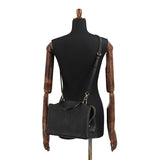 Louis Vuitton Monogram Emplant Petit Palais PM Shoulder Bag Leather