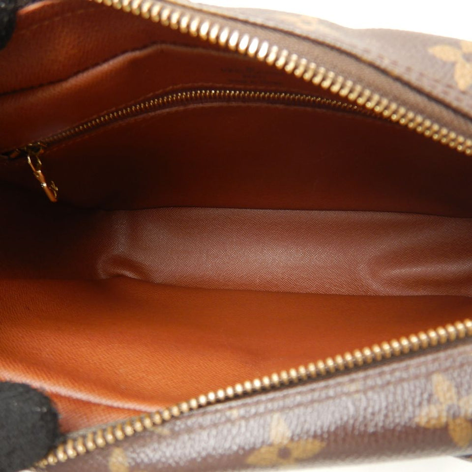 Louis Vuitton Monogram Crossbody Shoulder Bag Brown