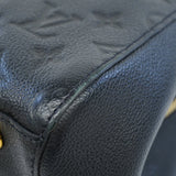 Louis Vuitton Handbag Monogram Emplant Montaigne BB Noir