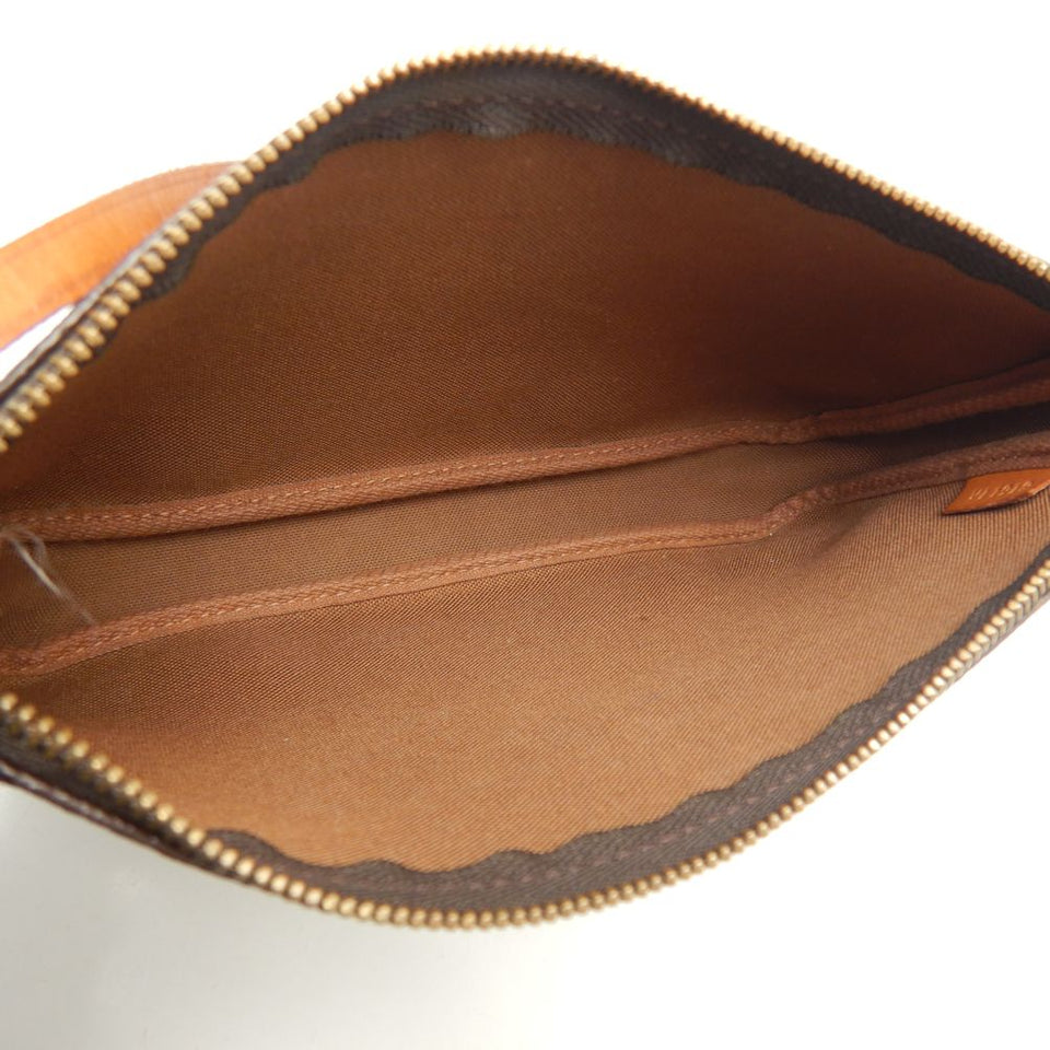 Louis Vuitton Monogram Pochette Accessoire Handbag Accessory Pouch Brown