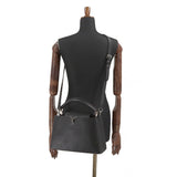 Louis Vuitton Capucines MM Shoulder Bag Taurillon Leather Black
