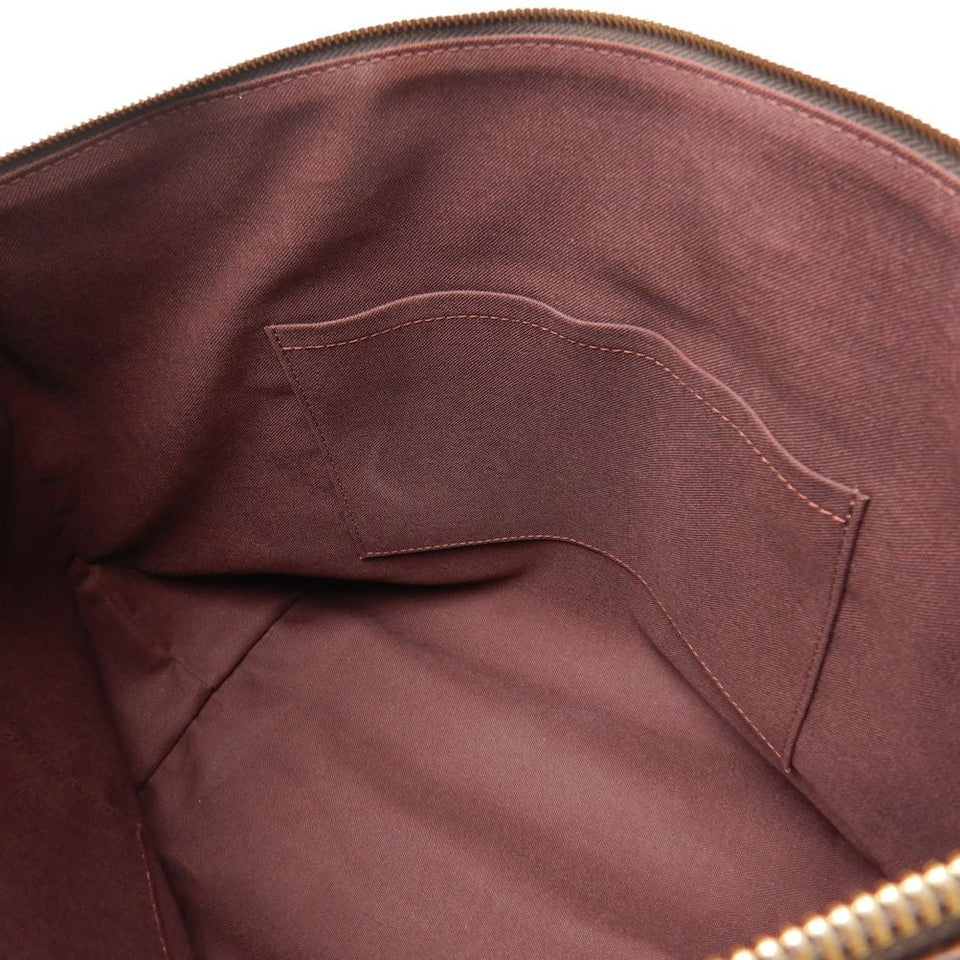 Louis Vuitton Damier Jena MM Tote Bag Brown