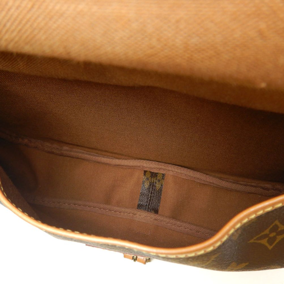 Louis Vuitton Monogram Saumur 30 Shoulder Bag Brown
