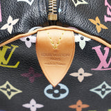Louis Vuitton Monogram Multicolor Speedy 30 Handbag Mini Bag Black Noir