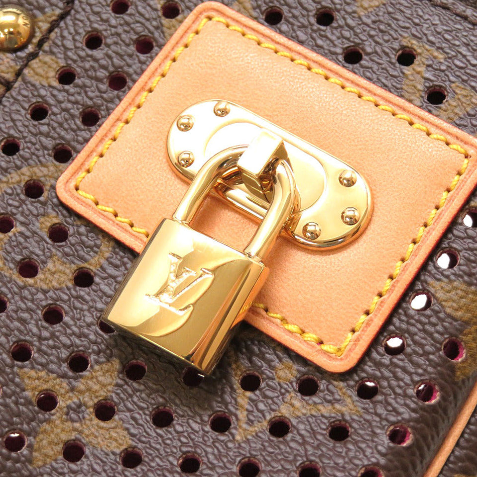 Louis Vuitton Monogram Perfo Pochette Accessoire Fuchsia Handbag