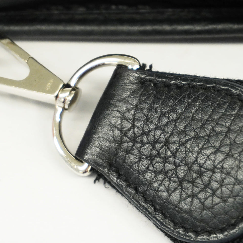 Hermès Evelyne-Style Shoulder Bag Black Taurillon Clémence Leather (31cm)