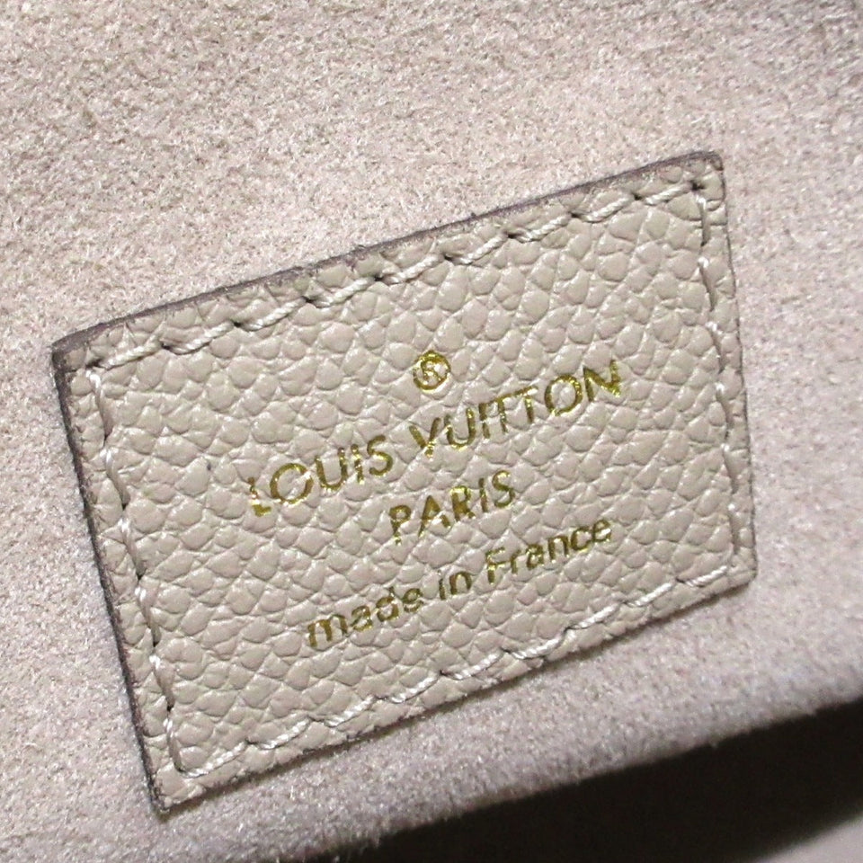 Louis Vuitton On The Go PM Handbag Tourtrail Creme Embossed