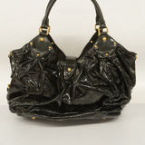 Louis Vuitton Mahina L Noir Hobo Bag Black