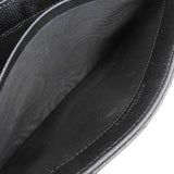 Saint Laurent- Leather V-stitch Bi-fold Long Wallet Black