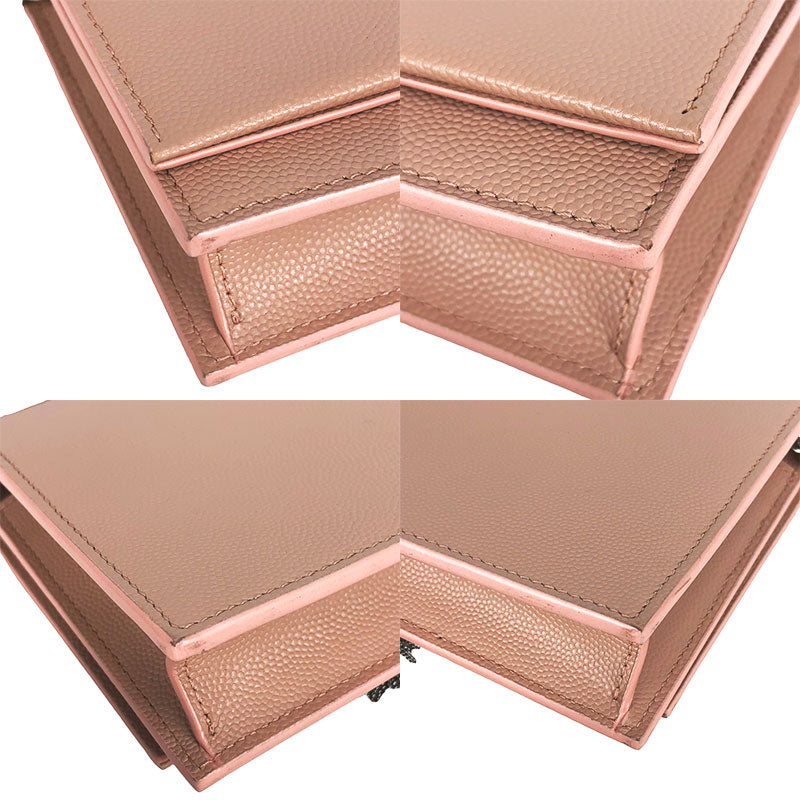 Saint Laurent- Kate Chain Pink Shoulder Bag