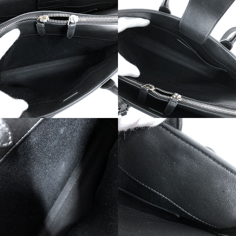 Saint Laurent- Gauche Calf Black Tote Bag