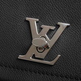 Louis Vuitton Leather LockMe Chain Shoulder Bag Noir Black