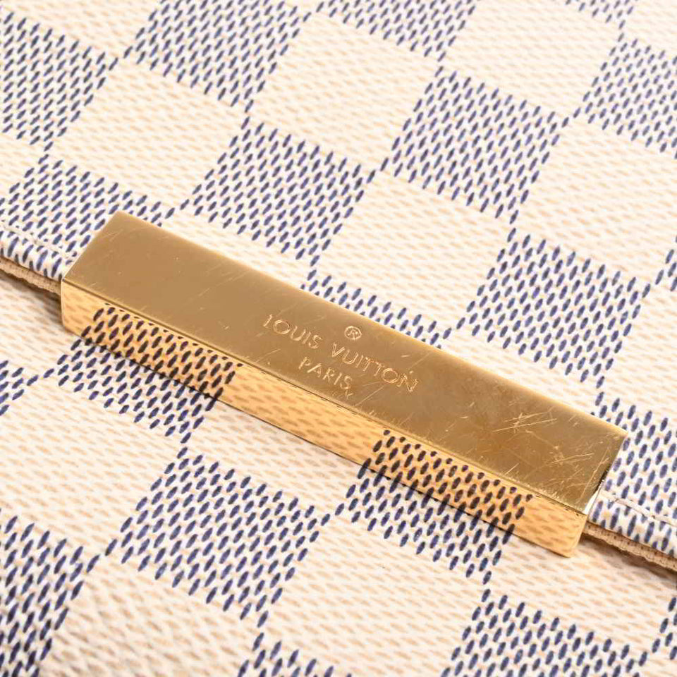 Louis Vuitton Azur Favorite PM 2WAY Shoulder Bag White