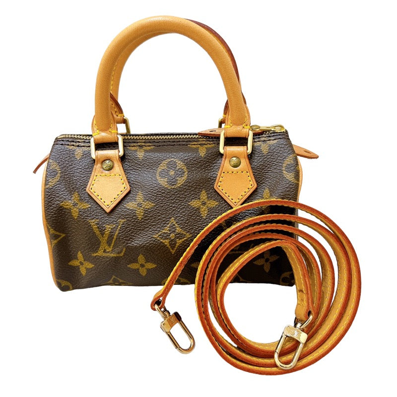 Louis Vuitton Mini Speedy Monogram Shoulder Bag