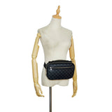 Louis Vuitton Damier Anfini Ambrel Body Bag Handbag 2way Black