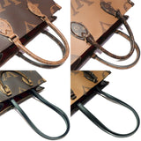 Louis Vuitton Tote Bag Handbag On The Go MM Monogram Giant Brown