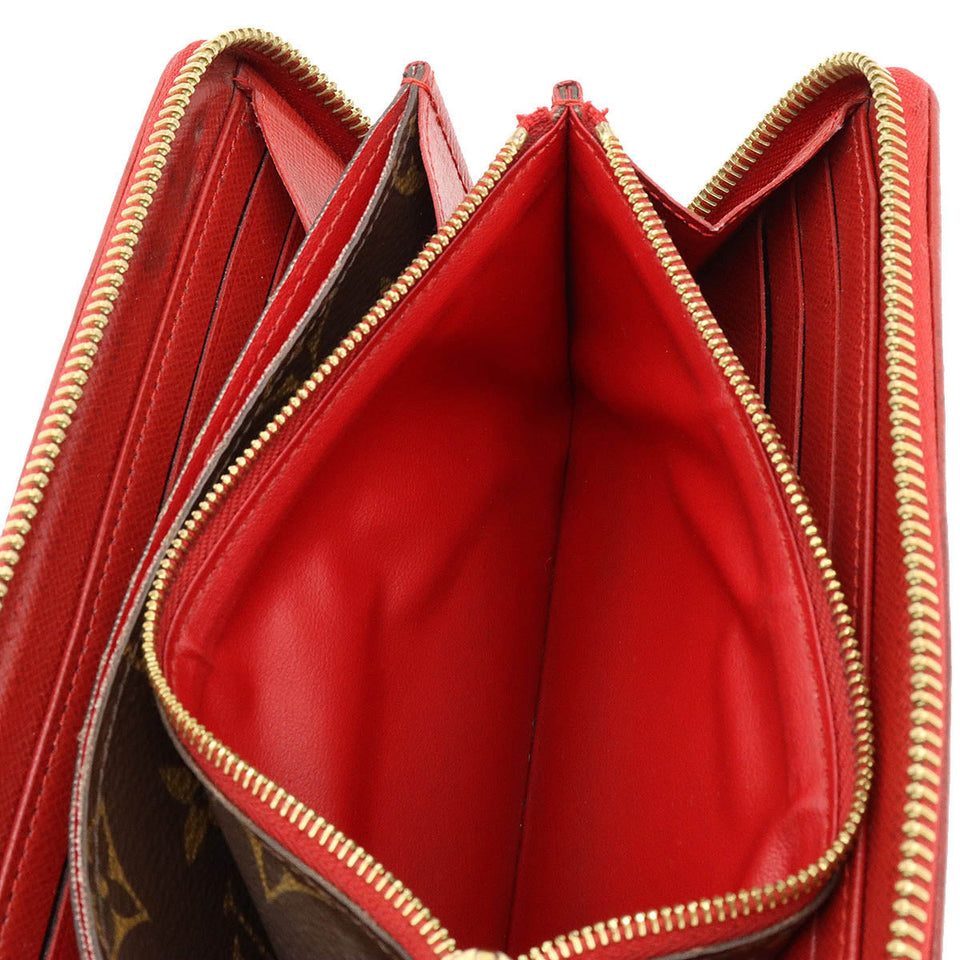 Louis Vuitton Monogram Zippy Wallet Retiro Round Zipper Long Wallet
