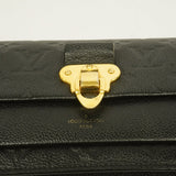 Louis Vuitton Vavin Chain Wallet Monogram Implant Noir Black