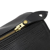 Louis Vuitton Epi Speedy 35 Handbag Boston Bag Leather Noir Black