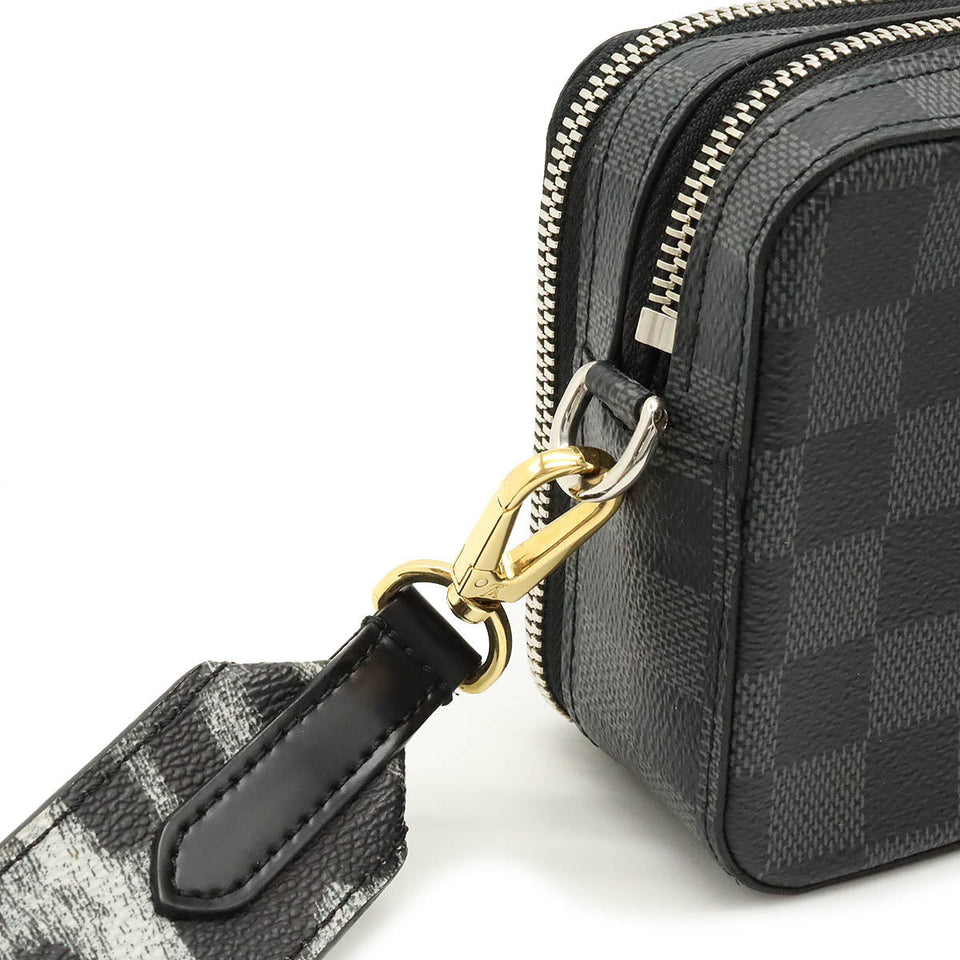 Louis Vuitton Damier Graphite Alpha Wearable Wallet