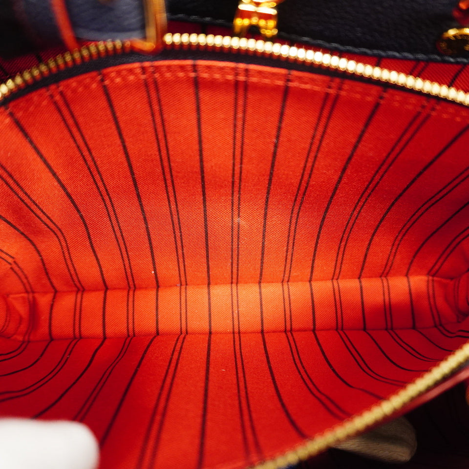 Louis Vuitton Monogram Emplant Montaigne BB Marine Rouge