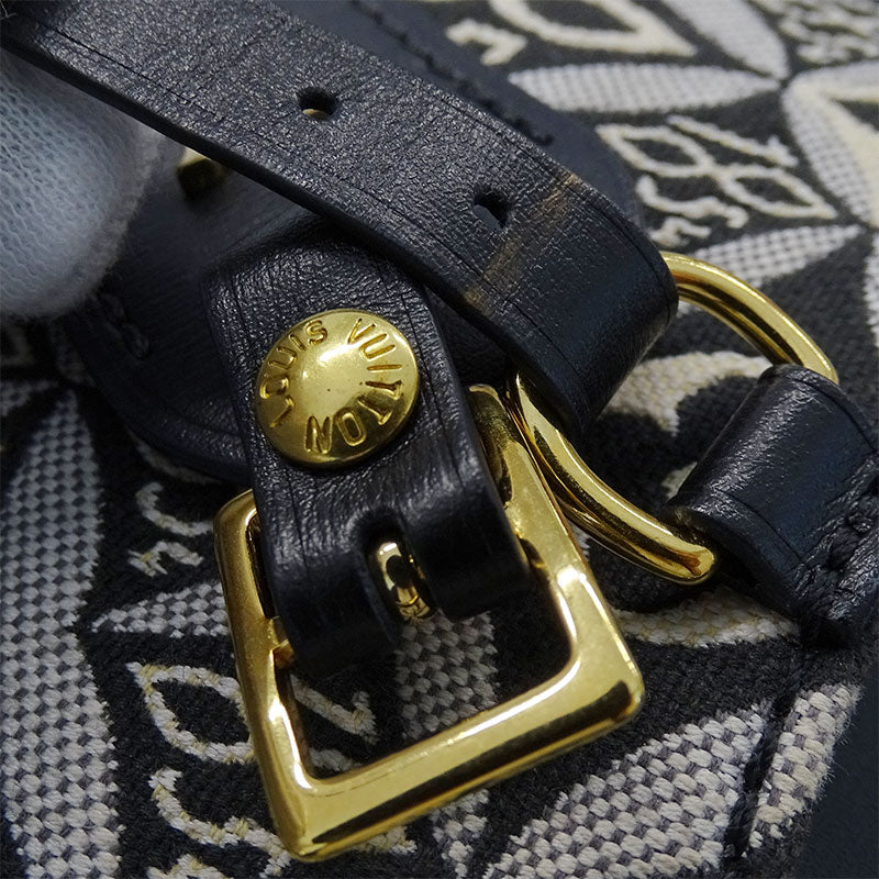 Louis Vuitton Monogram Jacquard Deauville Since 1854 Shoulder Bag Black