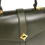 Louis Vuitton Rose Des Vents MM Handbag Calf Leather Black