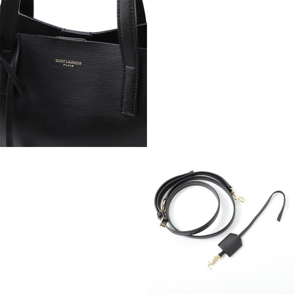 Saint Laurent- Tote Bag 2way Black