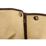 Hermes Garden Party PM Tote Bag Canvas Buffle Leather
