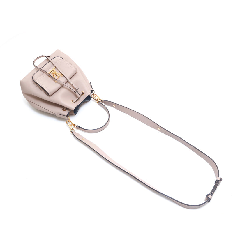 Louis Vuitton Lock Me Bucket Nv Drawstring 2 Way Shoulder Bag
