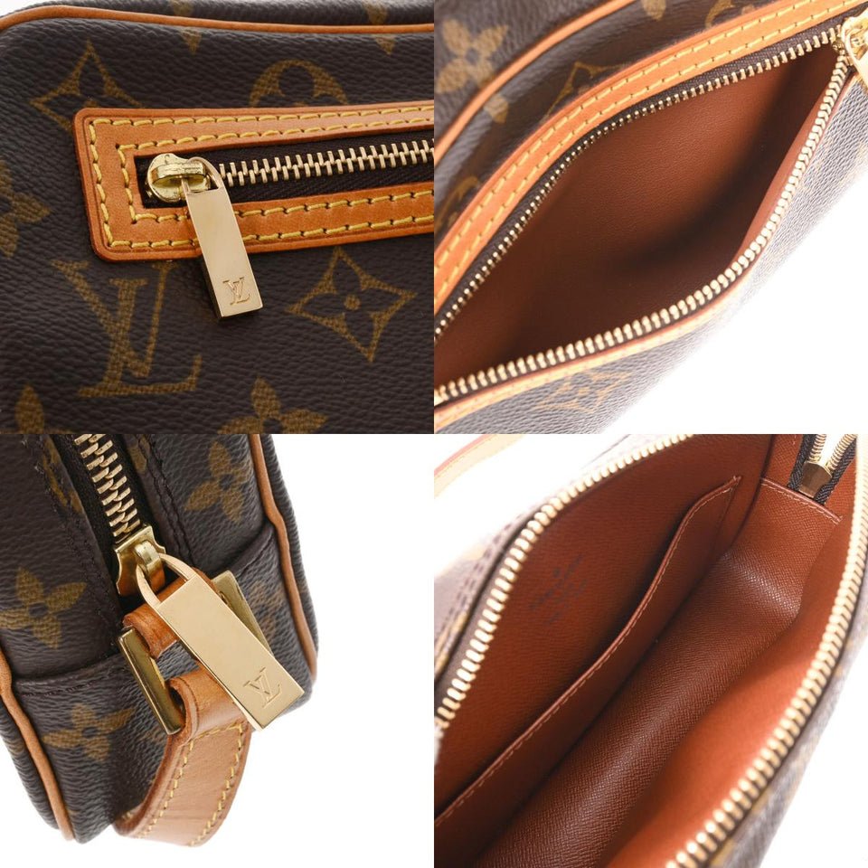 Louis Vuitton Monogram Pochette Cité Brown Handbag