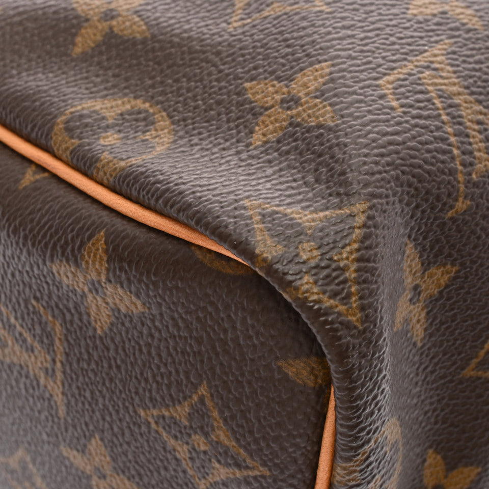 Louis Vuitton Monogram Speedy 25 Brown Canvas Handbag