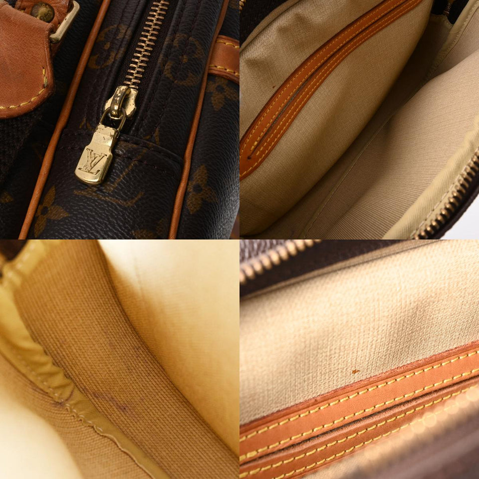 Louis Vuitton Monogram Reporter PM Brown Canvas Shoulder Bag