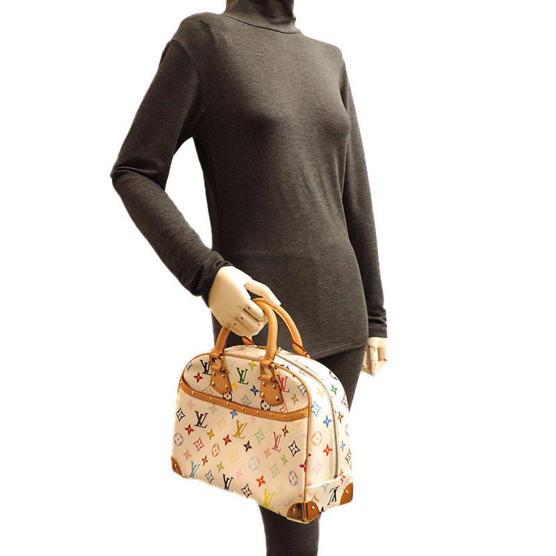 Louis Vuitton Trouville Bron Handbag Monogram Multicolor
