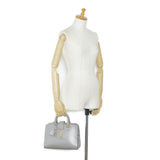 Saint Laurent- Monogram Cabas Handbag Leather Gray