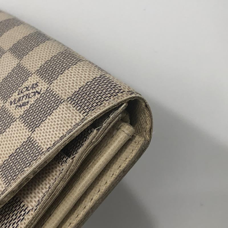 Louis Vuitton Damier Azur Portefeuille Sala Bi-fold Long Wallet