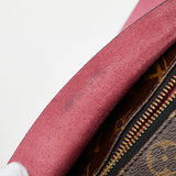 Louis Vuitton Monogram Tuileries Shoulder Bag Brown Khaki Leather