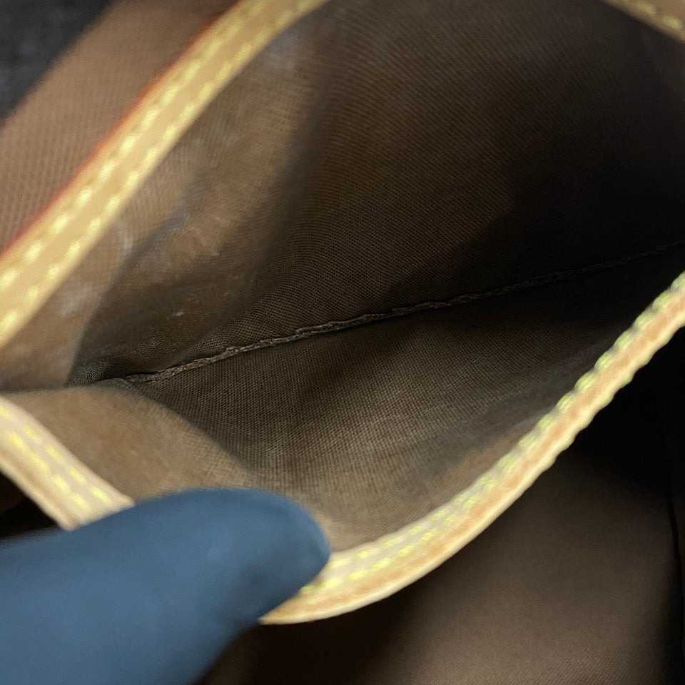 Louis Vuitton Speedy 25 Monogram Leather Mini Tote Brown