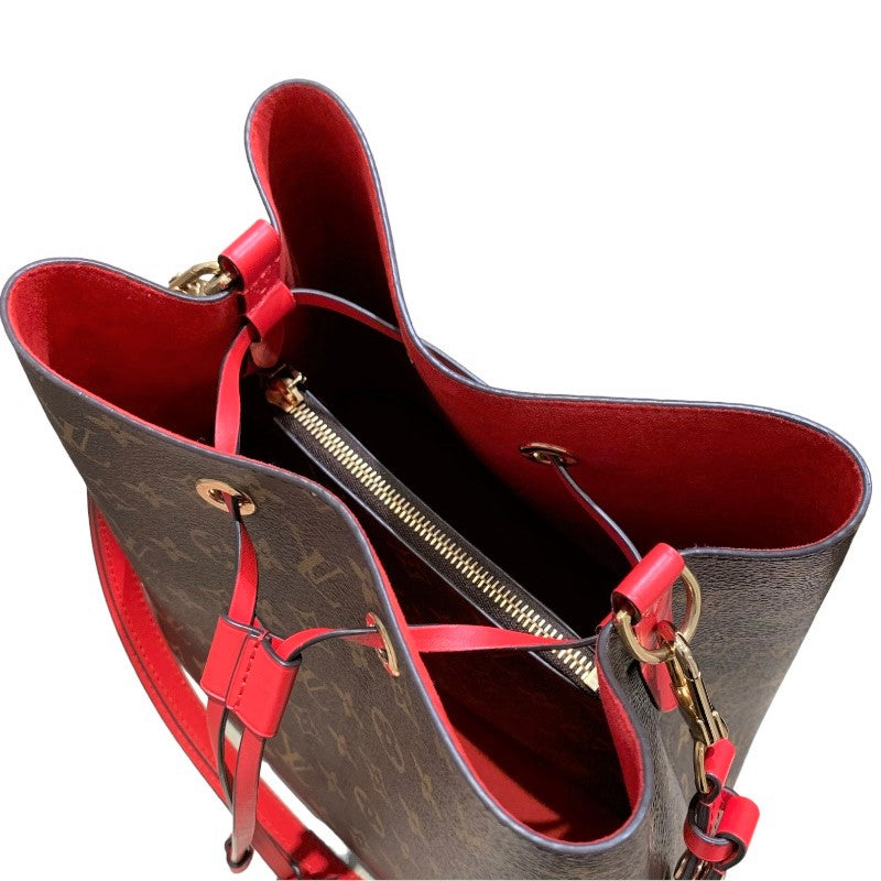 Louis Vuitton Neonoe Monogram Red Shoulder Bag