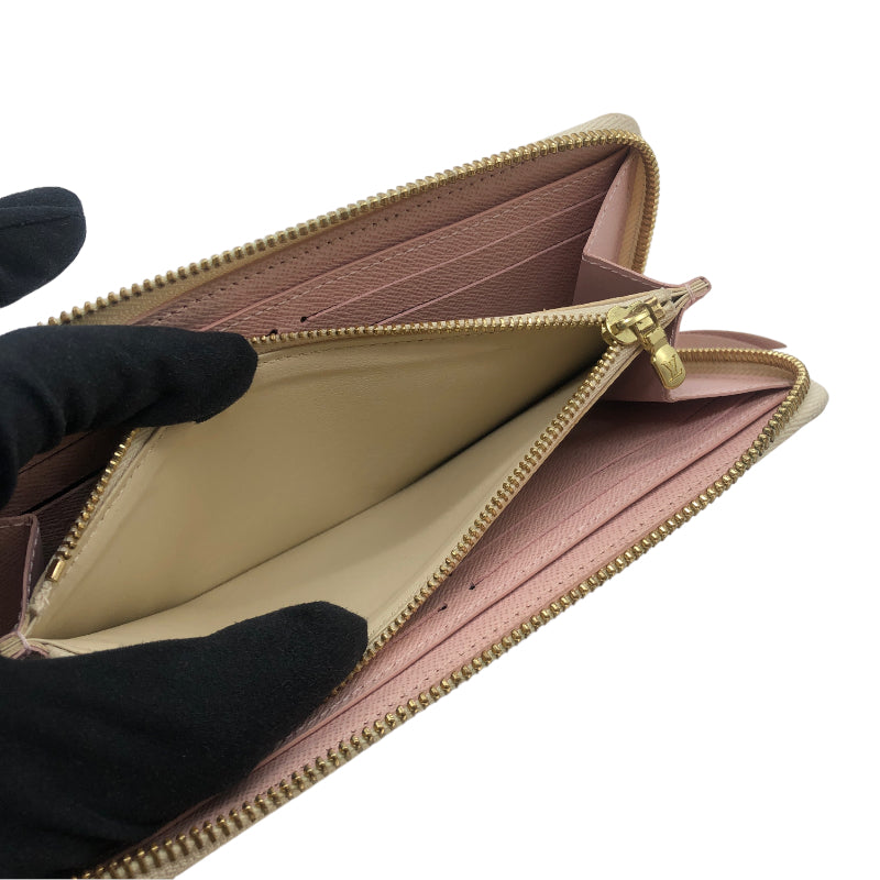 Louis Vuitton Portefeuille Clemence Beige