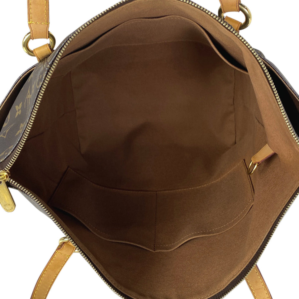 Louis Vuitton Totally MM Monogram Shoulder Bag Brown