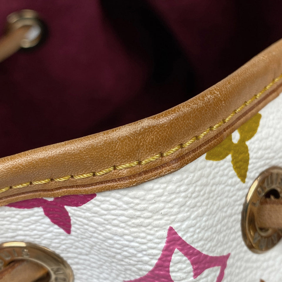 Louis Vuitton Petit Noe Drawstring Shoulder Bag Monogram Multicolor