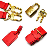 Louis Vuitton Keepall Bandouliere 50 Monogram Red