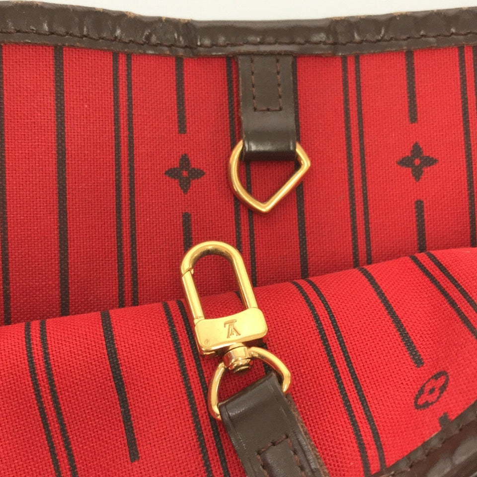 Louis Vuitton Neverfull MM Tote Bag Ebene Damier Canvas