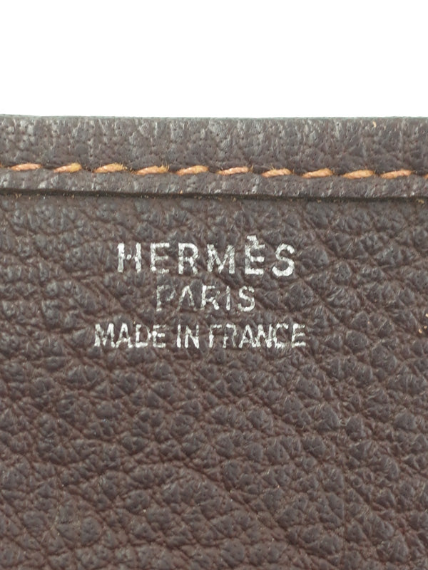 Hermes Evelyn GM Shoulder Bag Brown