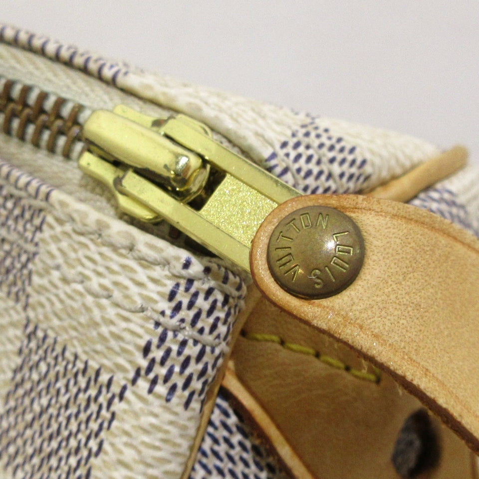 Louis Vuitton Speedy 30 Handbag Azure Damier