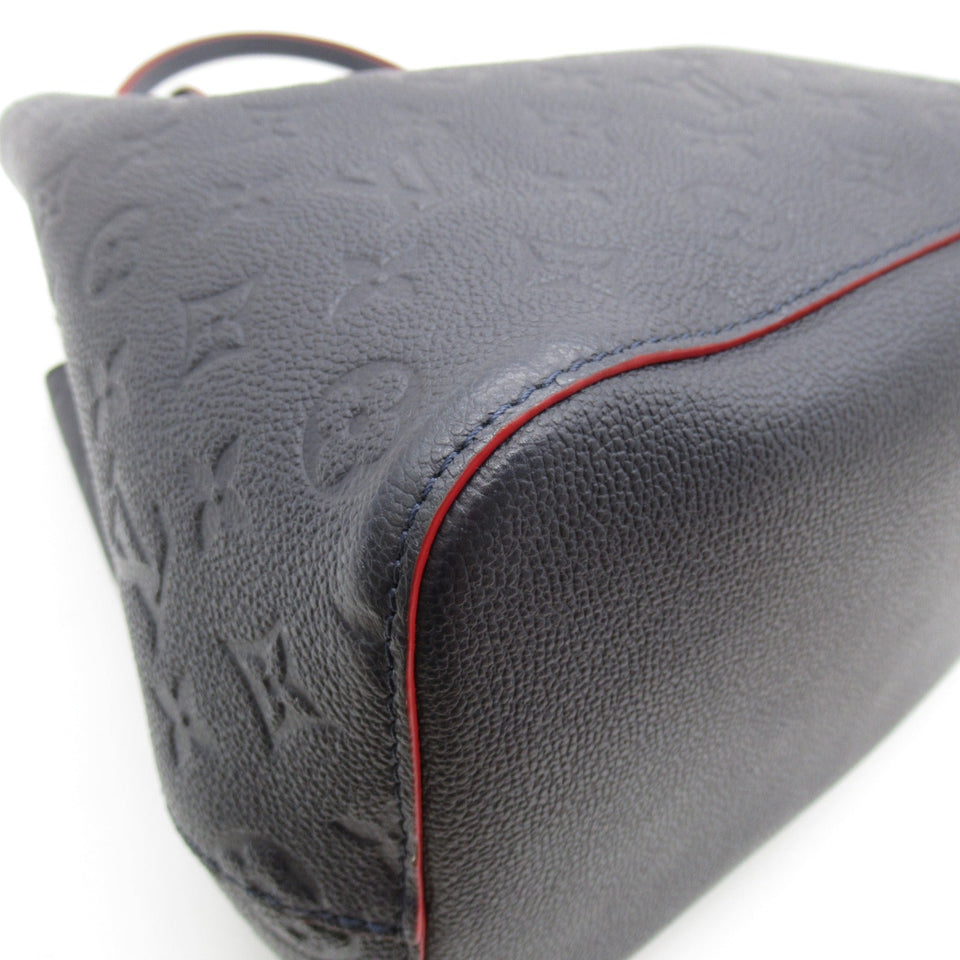 Louis Vuitton Neonoe Shoulder Bag Monogram Implant Marine Rouge