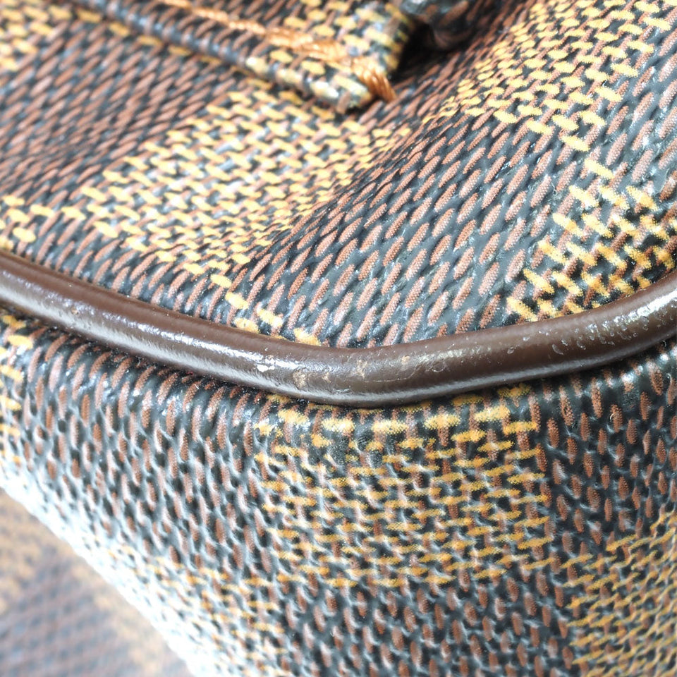 Louis Vuitton Manhattan Shoulder Bag Damier Ebene Brown