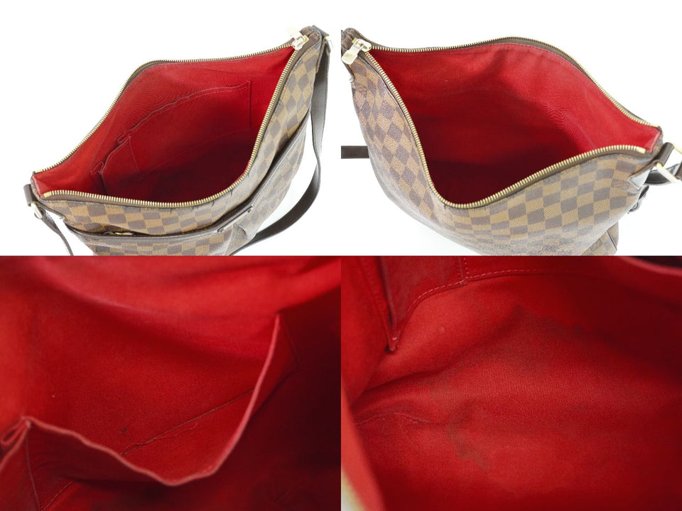 Louis Vuitton Bloomsbury GM Damier Ebene Shoulder Bag
