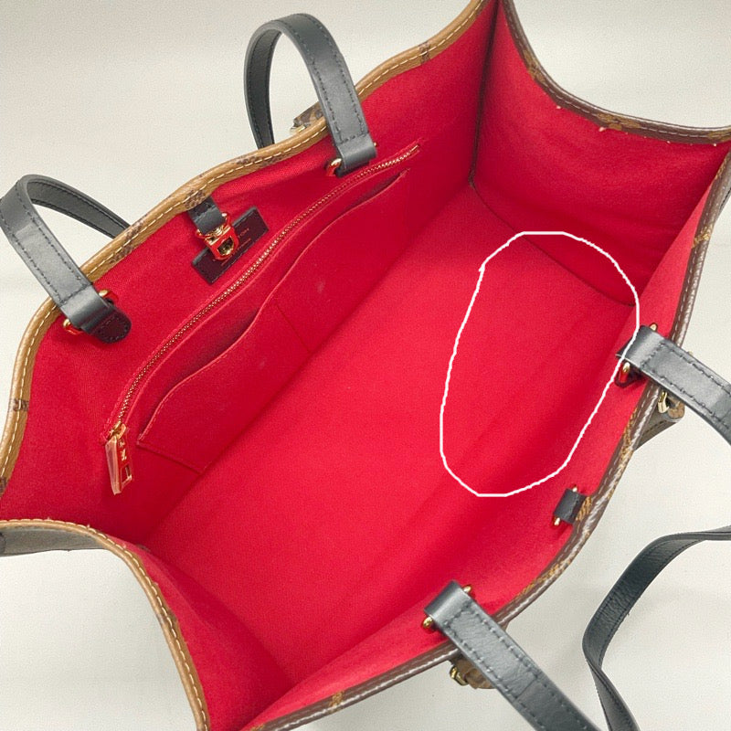 Louis Vuitton On The Go MM Giant Reverse Monogram Shoulder Bag